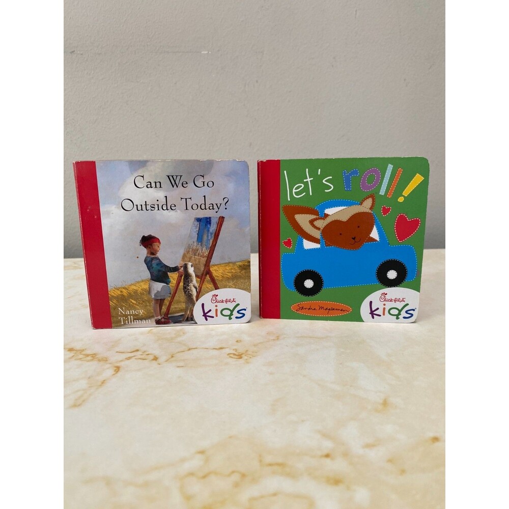 Set of 2 Kids Board Books 4x4in Chick Fil A Baby Toddler Books Nancy Tillman